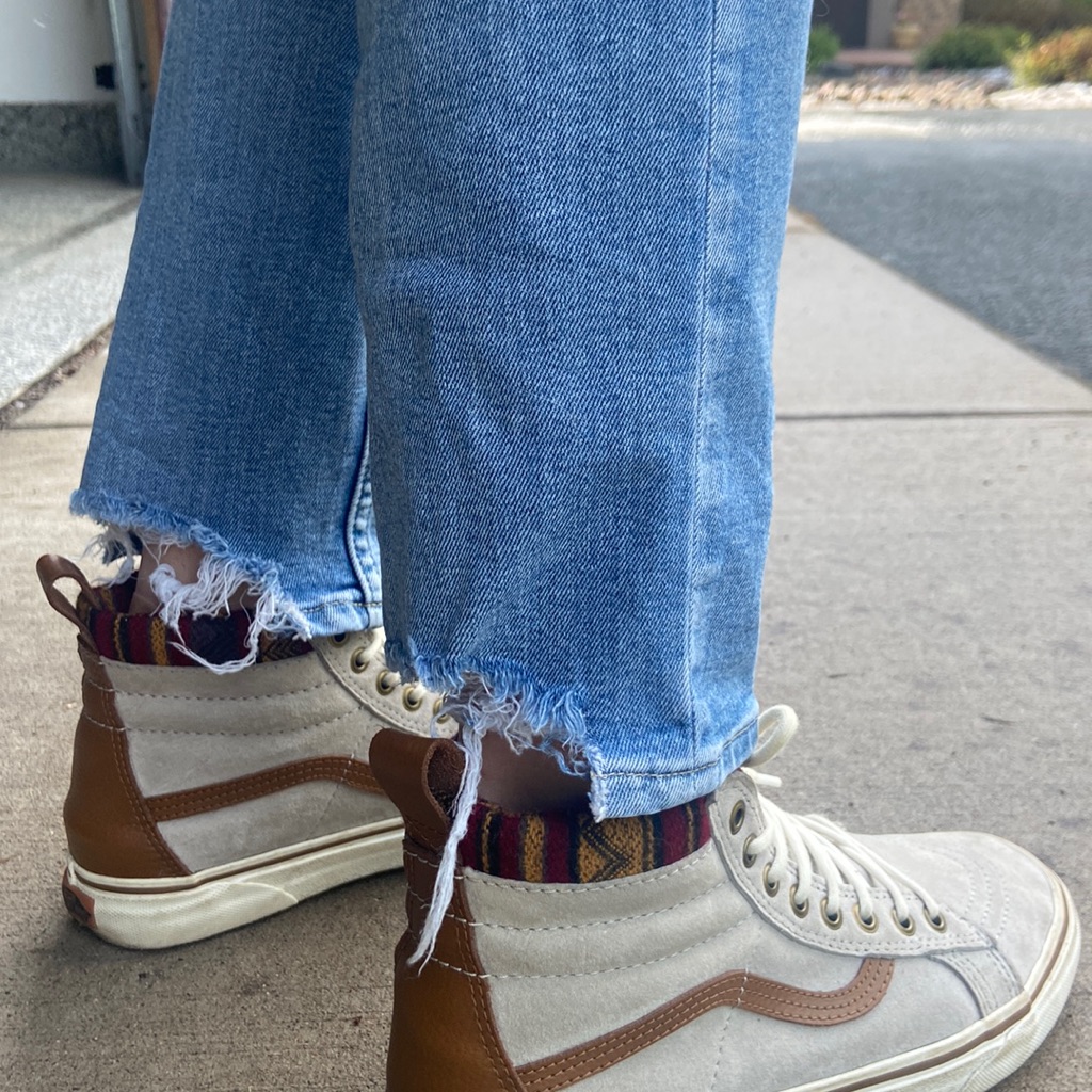 High Top Vans Sneakers; Women’s Size 10